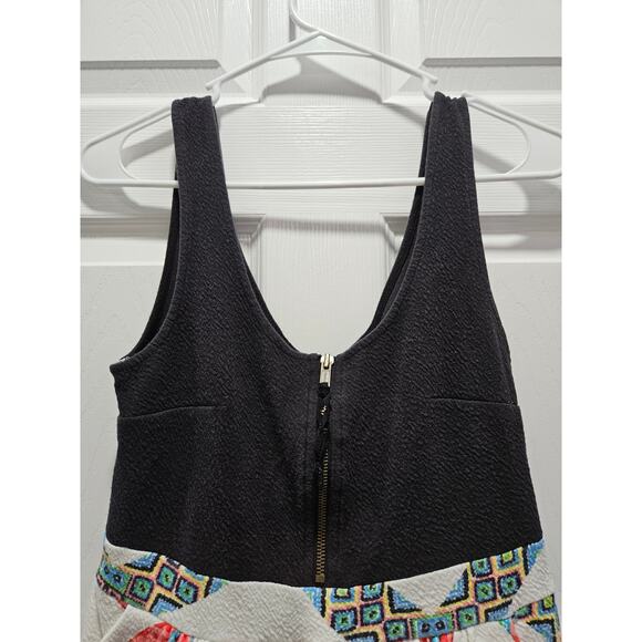 Maeve Anthropologie Amapola Sleeveless Fit & Flare Chevron Dress Women's Size 4 - Picture 2 of 8